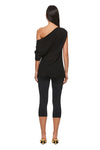 THE THEA BLACK CAPRI | MODEL
