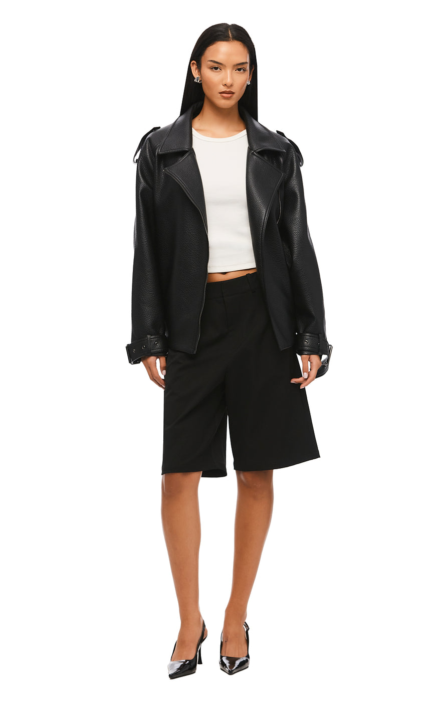 THE MONTY BLACK JACKET | MODEL