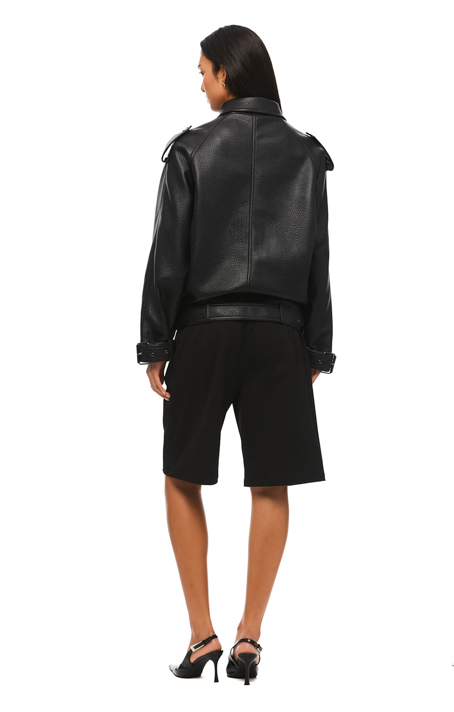 THE MONTY BLACK JACKET | MODEL