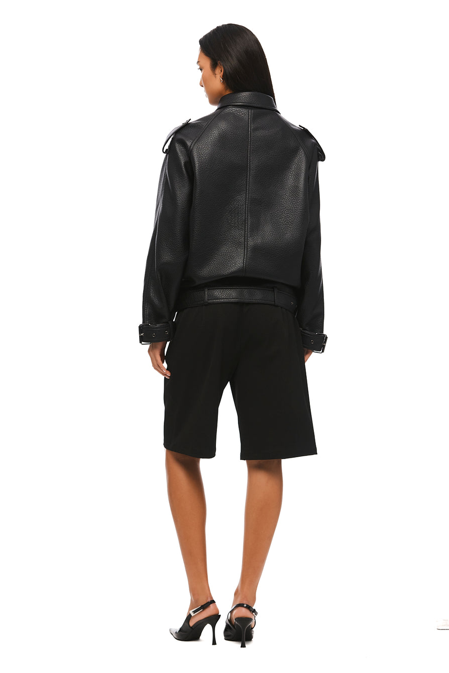 THE MONTY BLACK JACKET | MODEL