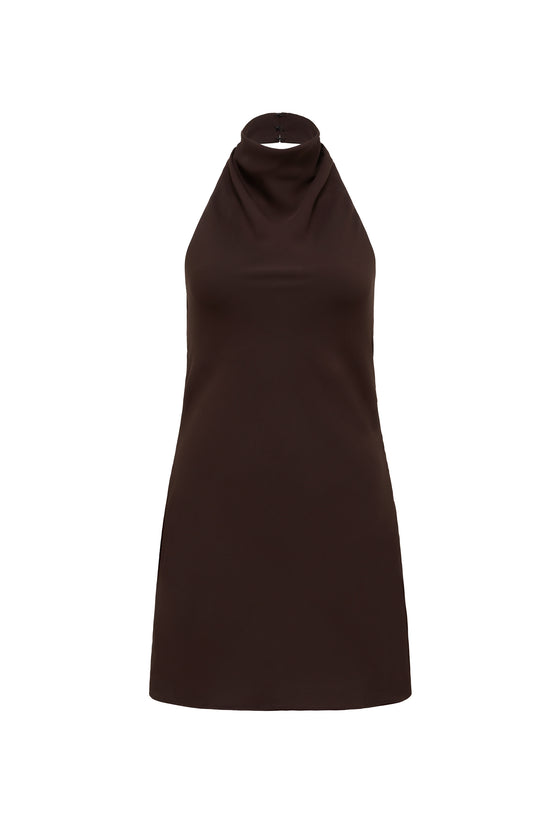 THE MYA CHOCOLATE DRESS