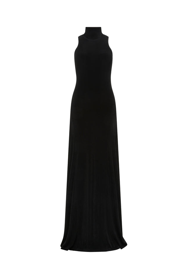 THE NERA BLACK MAXI DRESS 