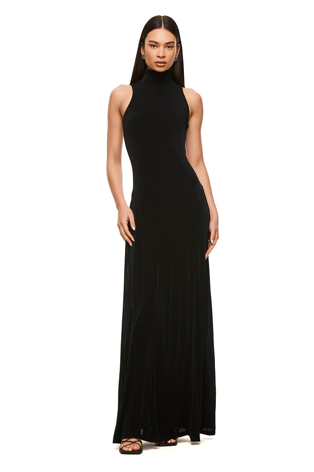 THE NERA BLACK MAXI DRESS 