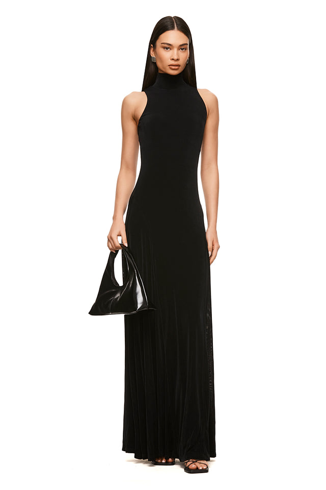 THE NERA BLACK MAXI DRESS 