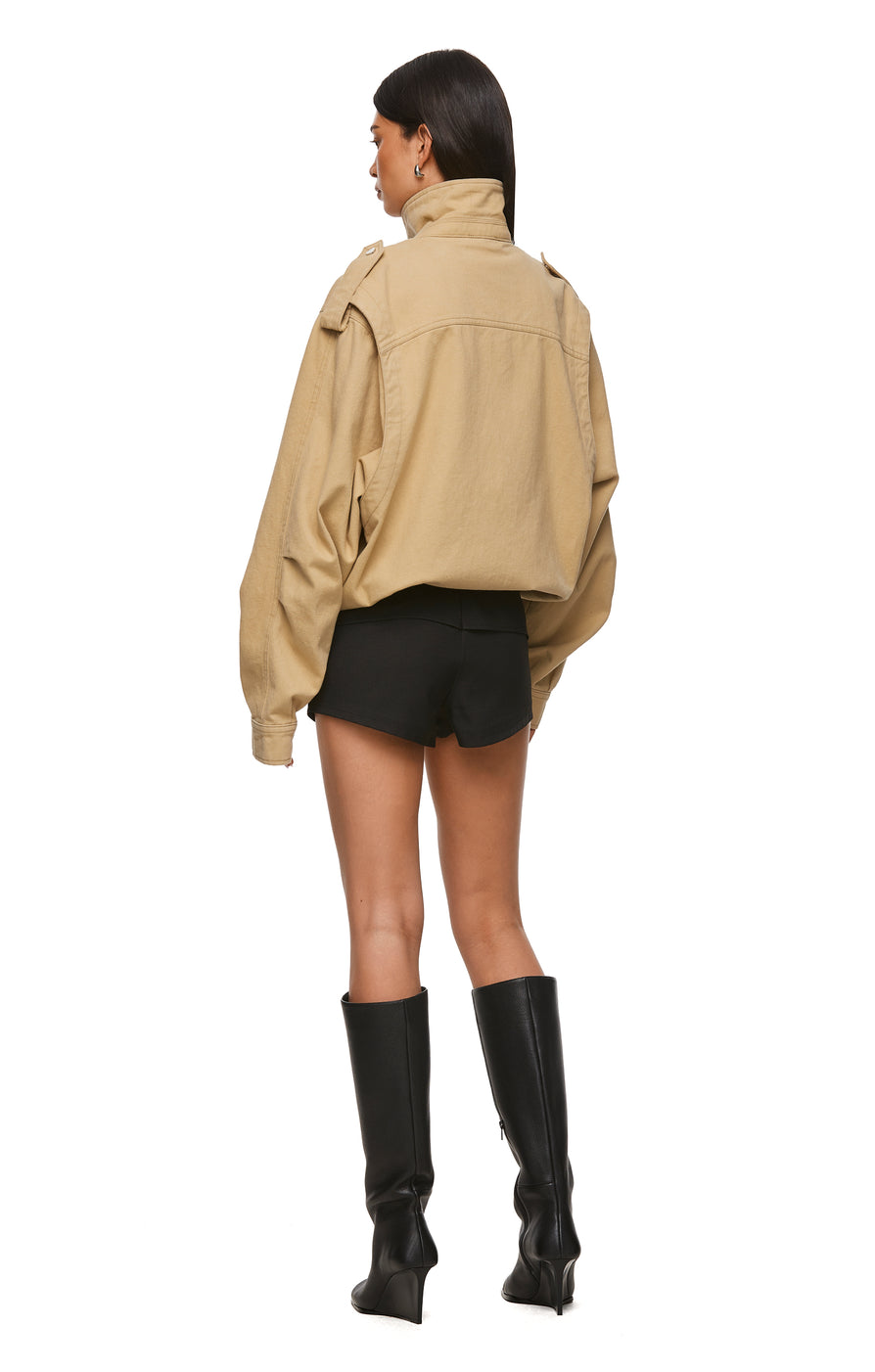 THE RORI BLONDE DENIM JACKET | MODEL