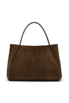 THE NYLA CHOC SUEDE BAG | GHOST