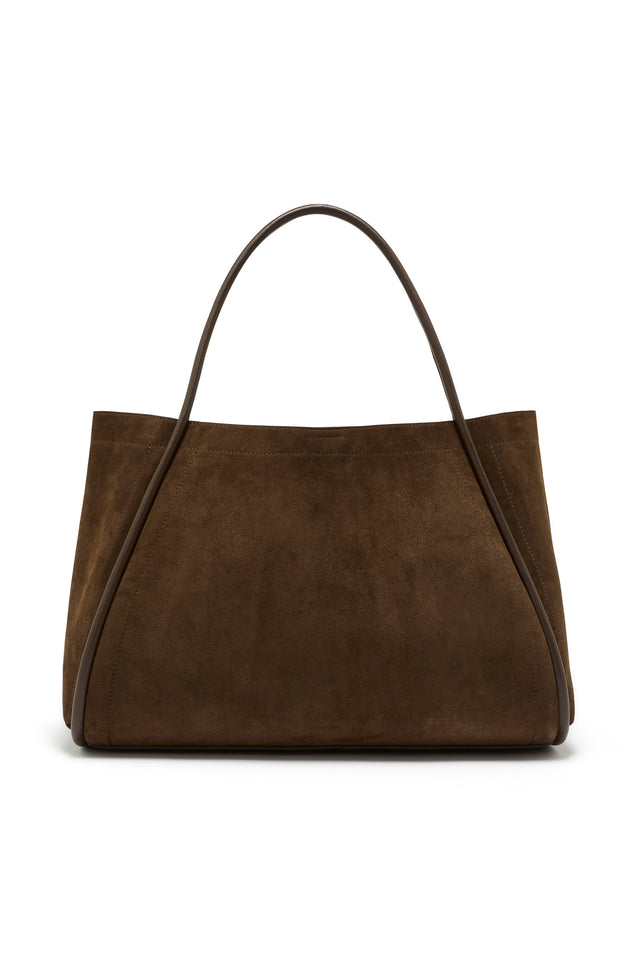THE NYLA CHOC SUEDE BAG 
