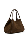 THE NYLA CHOC SUEDE BAG | GHOST