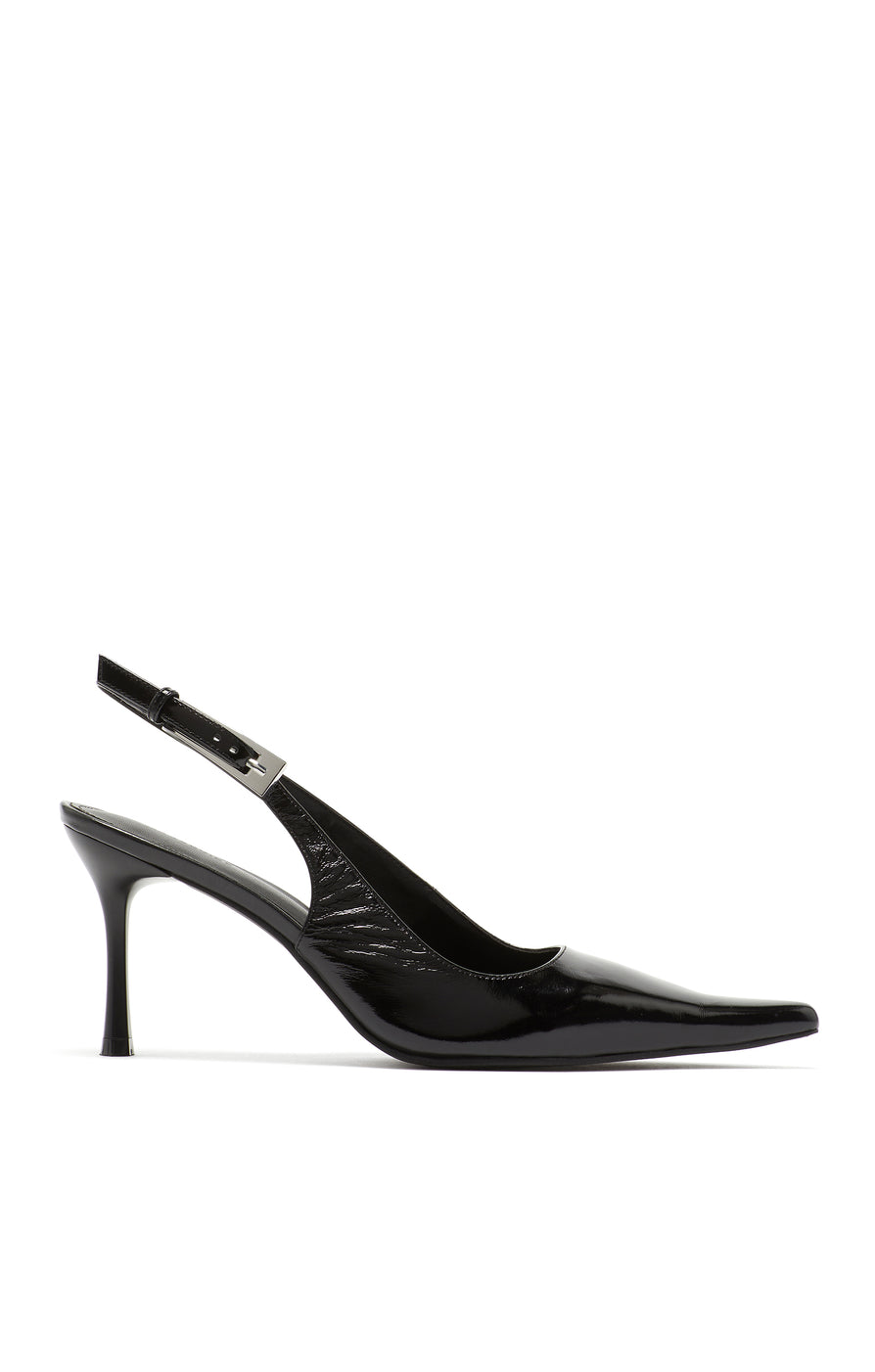 THE PALTROW BLACK HEEL | GHOST