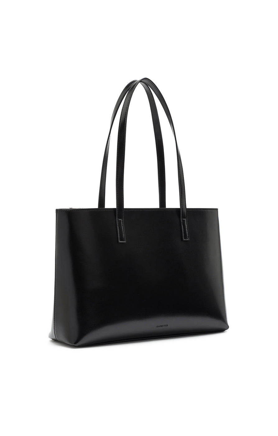 THE PEARCE BLACK TOTE | ghost