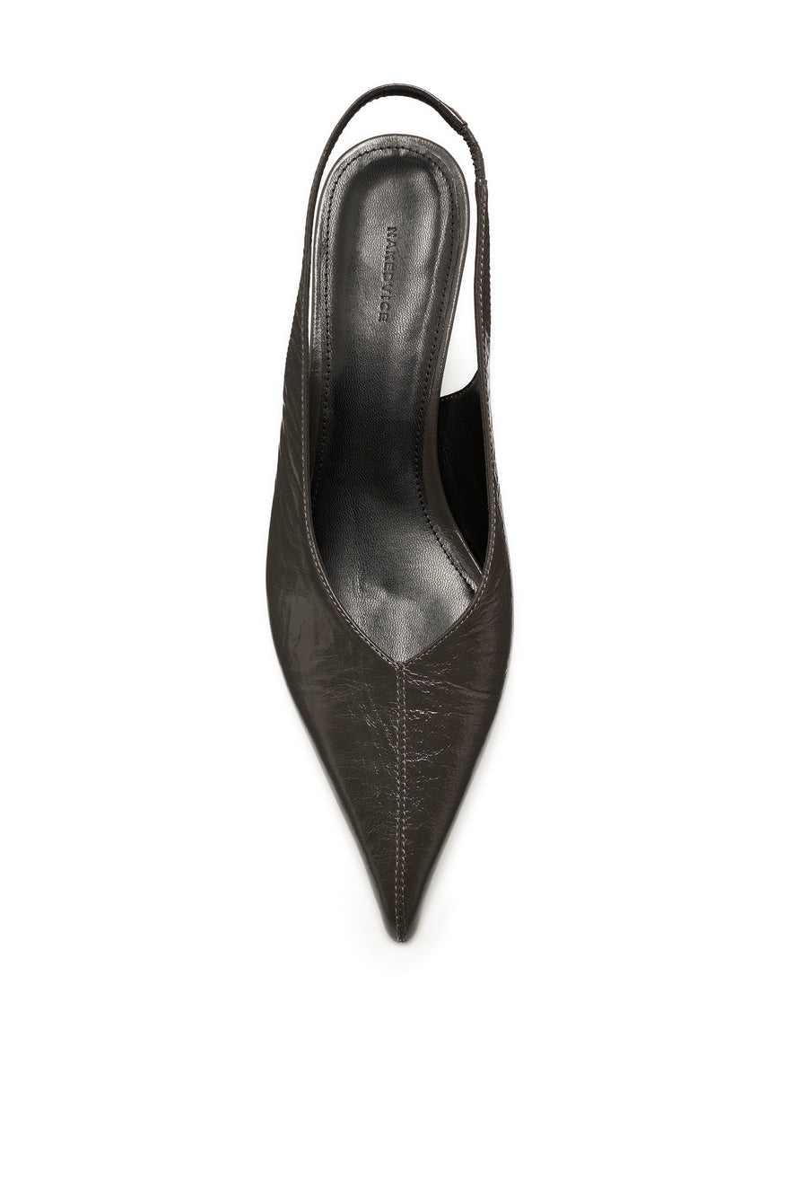 THE PERRY GREY SLINGBACK HEEL | GHOST