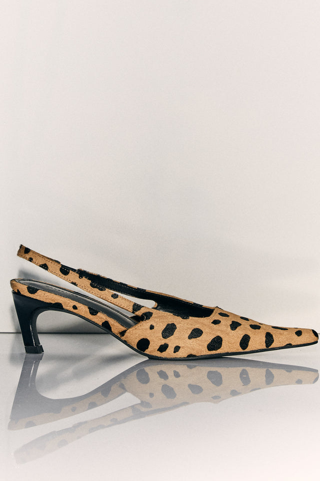 THE PIERRE CHEETAH PRINT HEEL 