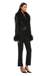 THE PIPPA BLACK JACKET | MODEL