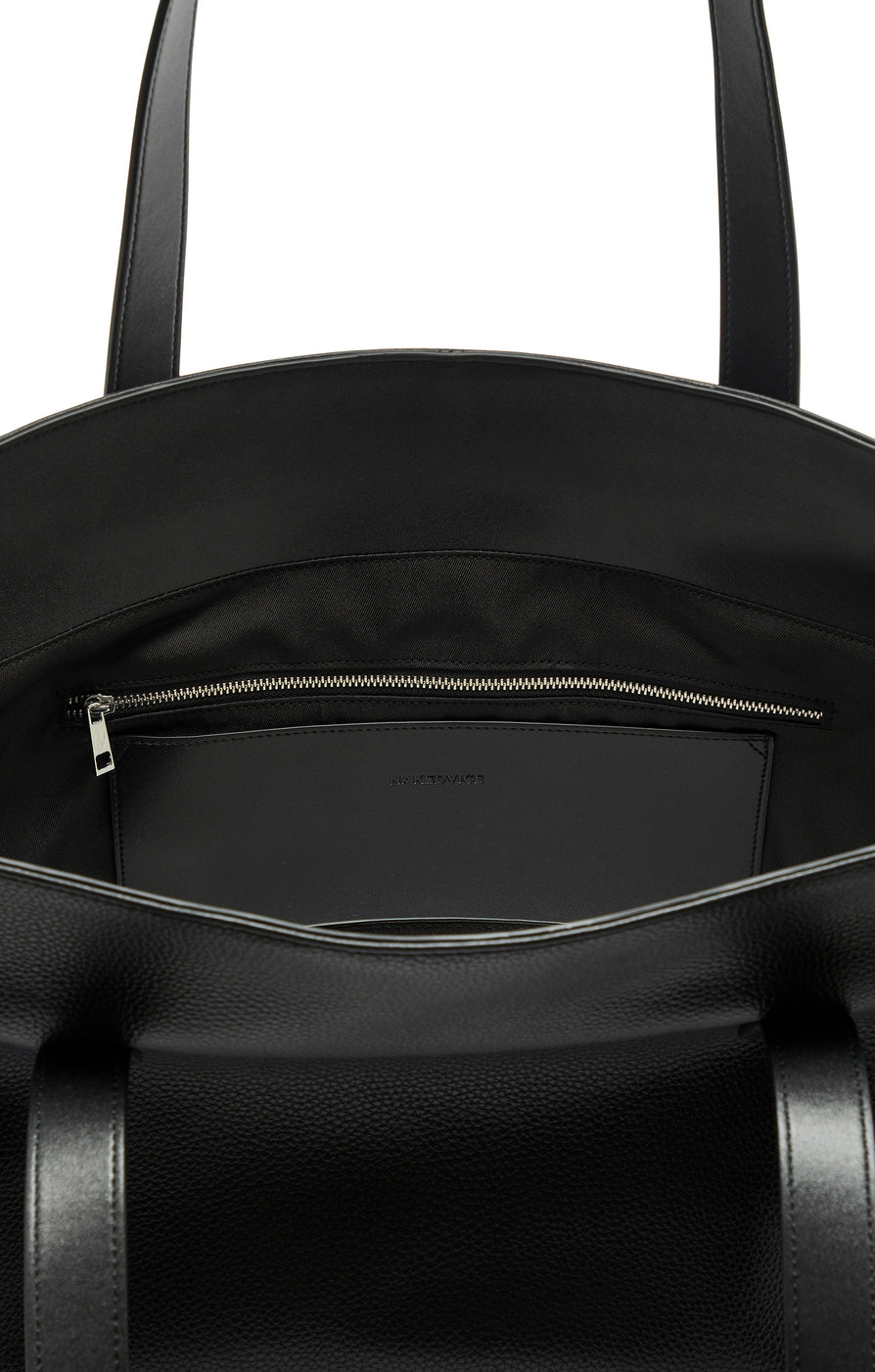 THE POPPY BLACK TOTE | GHOST