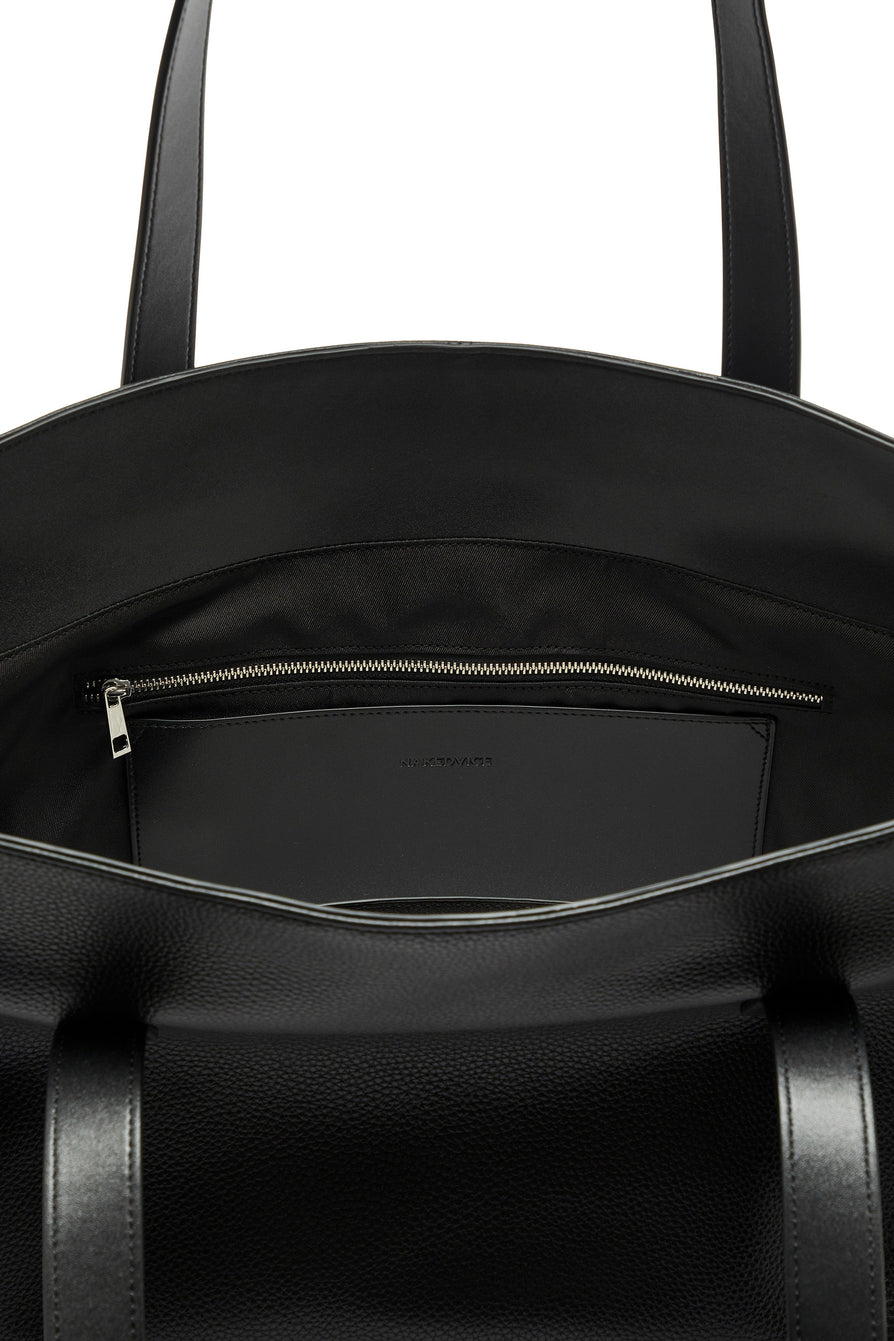 THE POPPY BLACK TOTE | GHOST