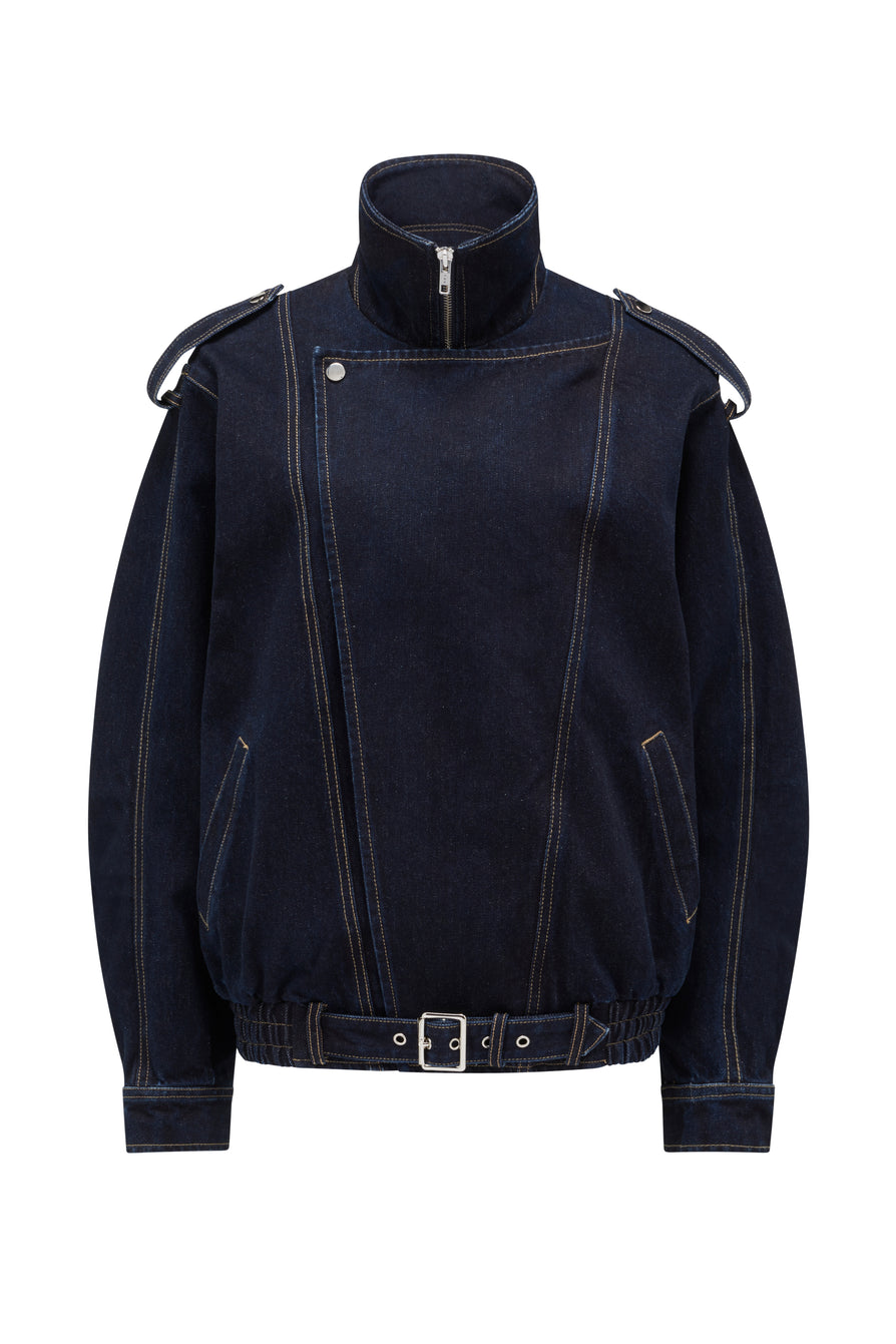THE RORI RAW INDIGO DENIM JACKET | GHOST