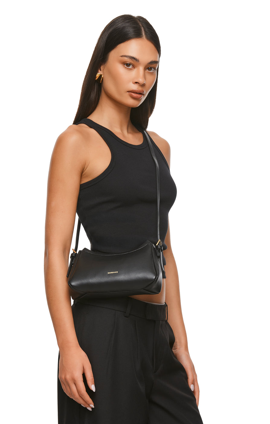 THE BRIAR BLACK MINI BAG | MODEL