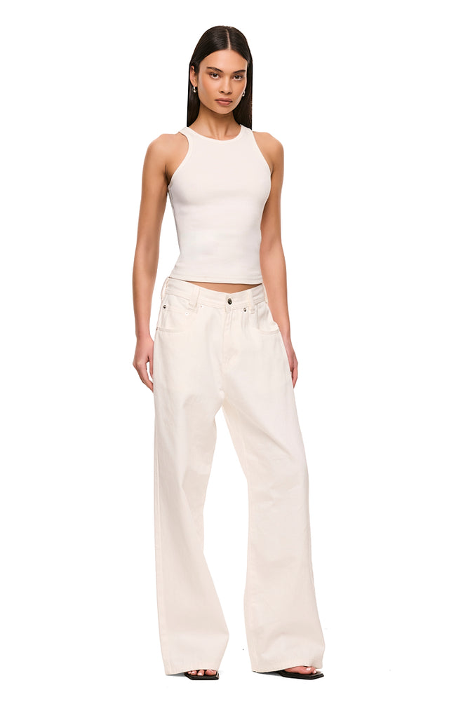 THE SABRINA WHITE TANK 