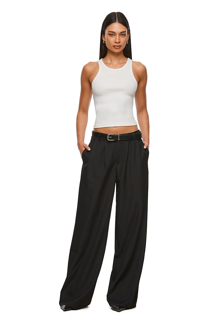 THE SABRINA WHITE TANK | model