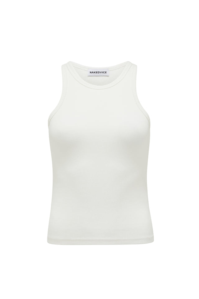 THE SABRINA WHITE TANK 