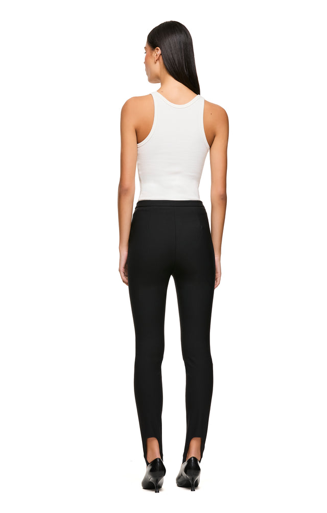 THE ALEXIS BLACK STIRRUP PANT 