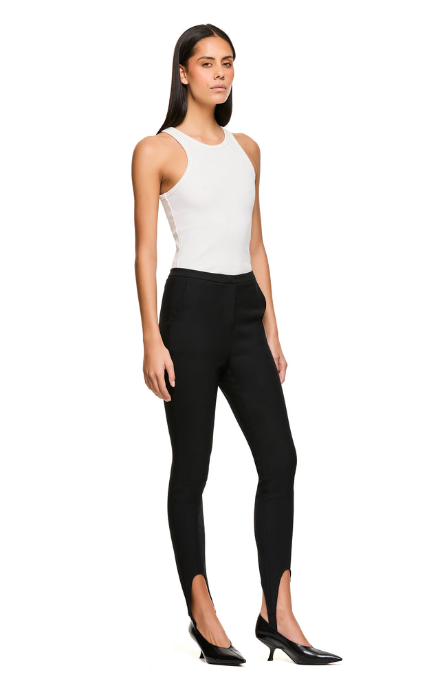 THE ALEXIS BLACK STIRRUP PANT 