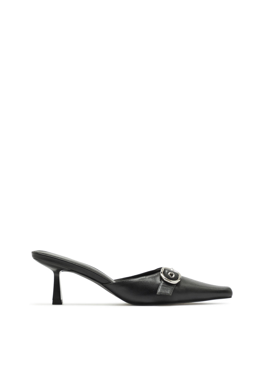THE SIENNA BLACK HEEL | GHOST