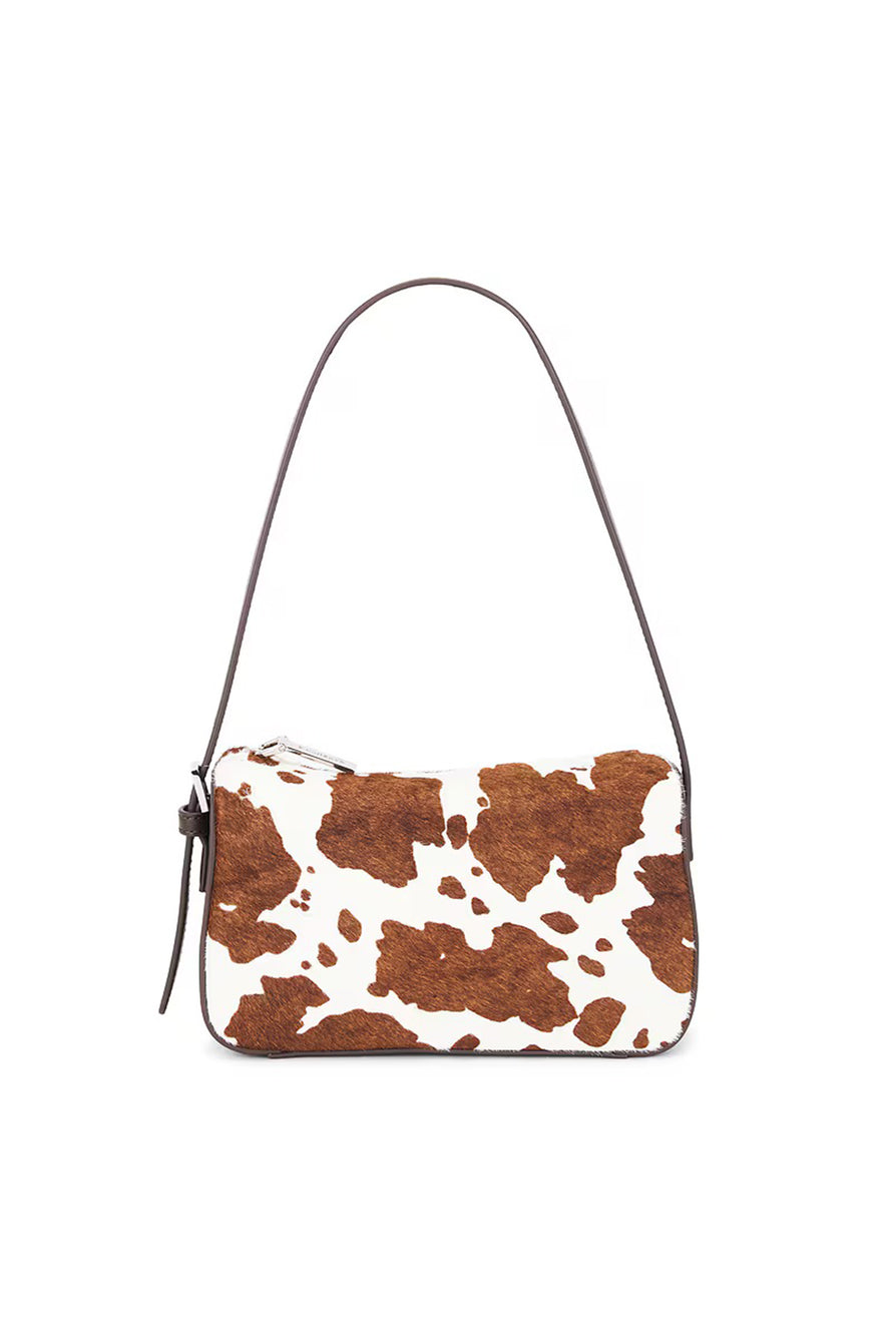 THE SOLI COW PRINT BAG | ghost