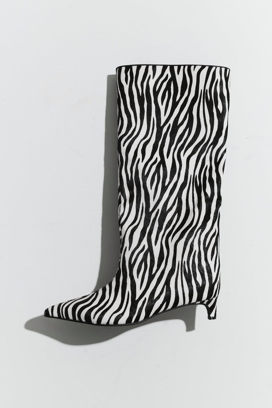 THE STACEY ZEBRA BOOT | lifestyle