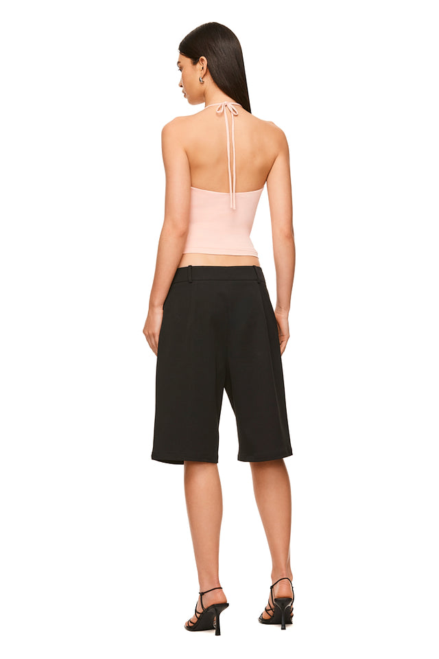 THE STEVIE PINK HALTER TOP 