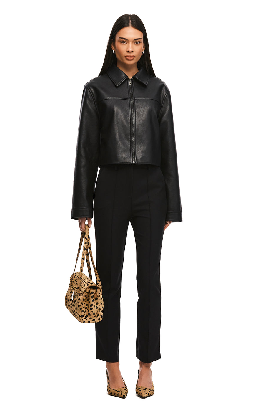 THE CELINE BLACK PANT | model