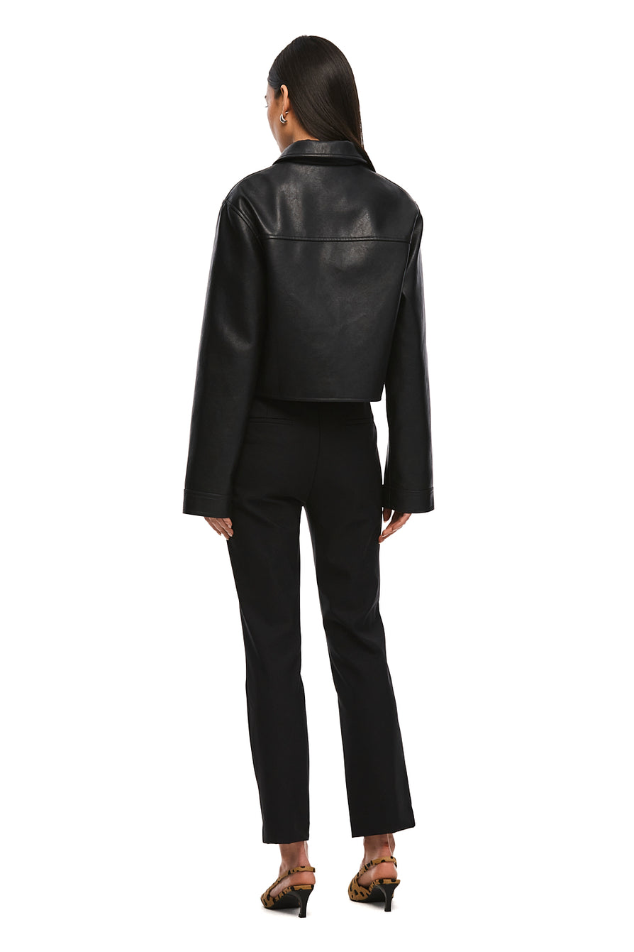 THE CELINE BLACK PANT | model