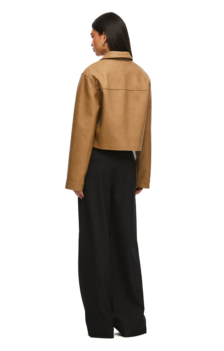 THE TANNER BLONDE JACKET | model
