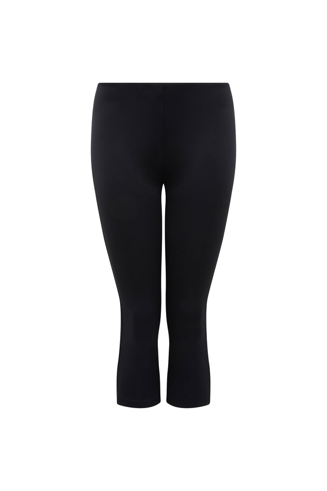 THE THEA BLACK CAPRI 