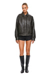 THE TOREY DEEP OLIVE JACKET | MODEL