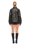 THE TOREY DEEP OLIVE JACKET | MODEL