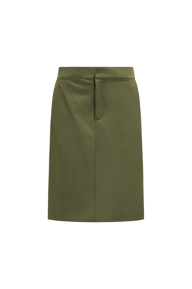THE VICTORIA MOSS MIDI SKIRT 