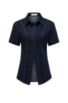 THE WATSON DARK INDIGO SHORT SLEEVE SHIRT | GHOST