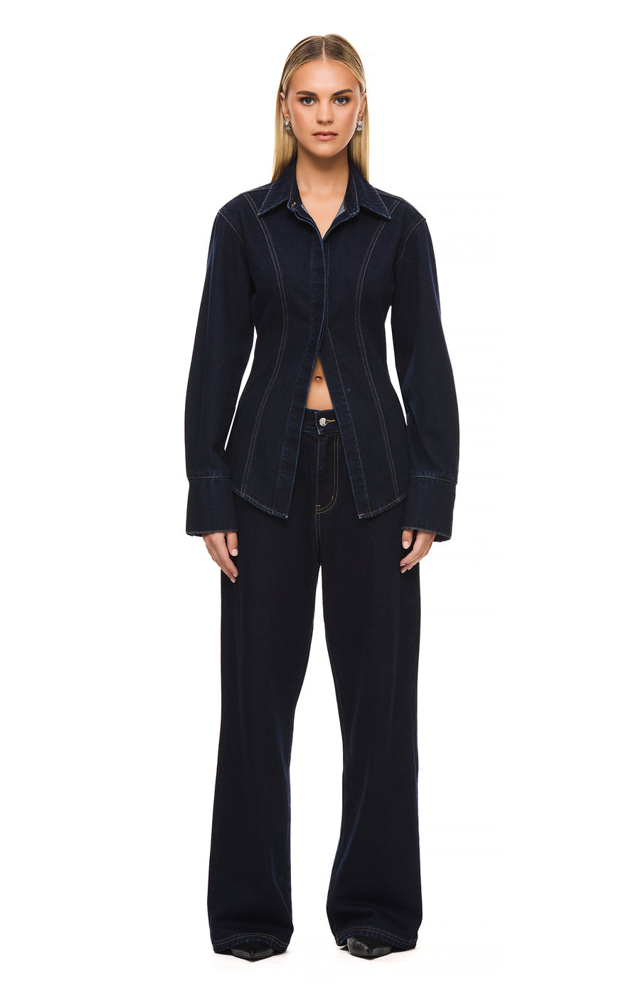 THE WATSON DARK INDIGO SHIRT