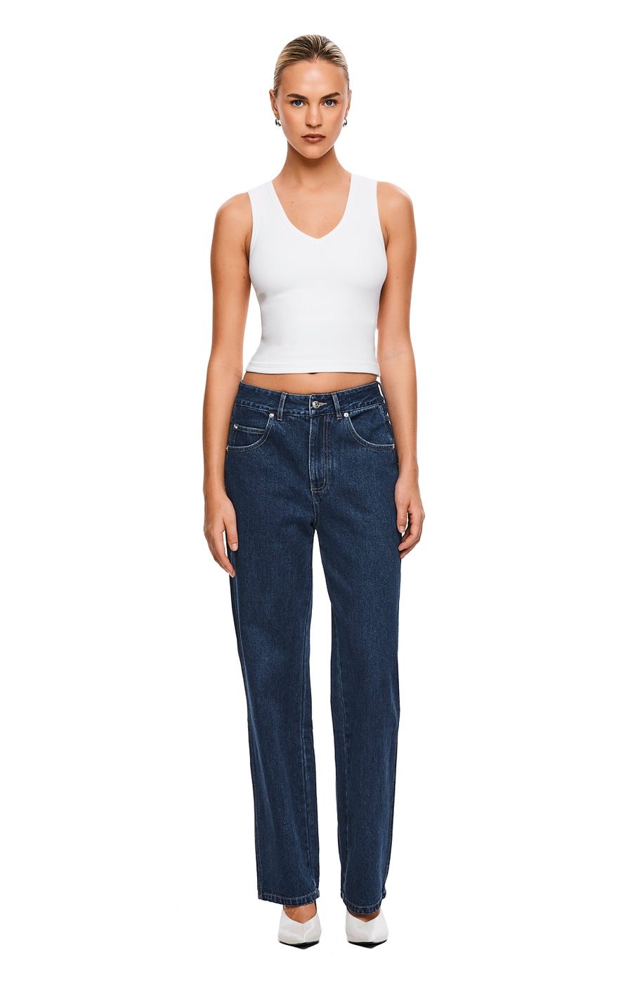 THE XAVIER INDIGO JEAN | model