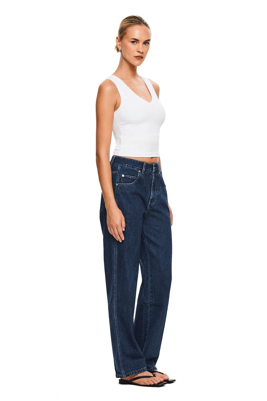 THE XAVIER INDIGO JEAN | model