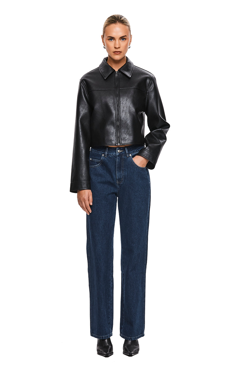 THE XAVIER INDIGO JEAN | model