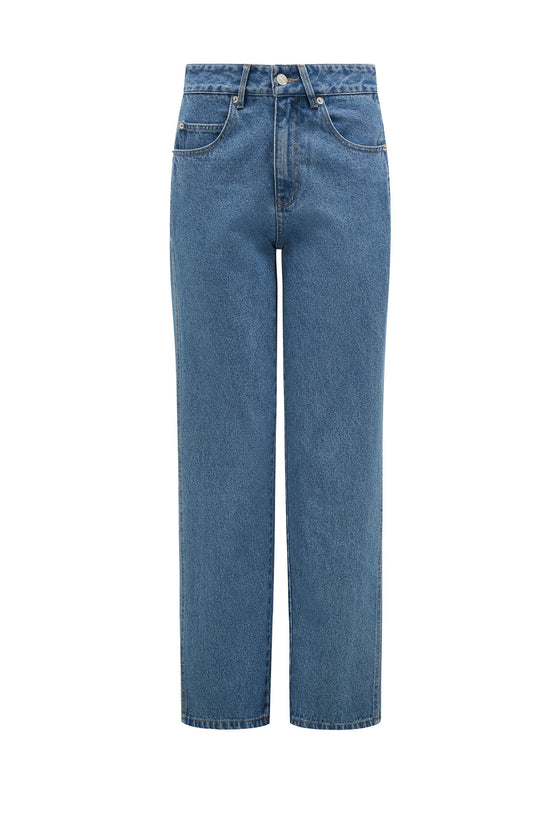 THE XAVIER MID BLUE JEAN