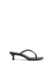 THE TAYLA BLACK HEEL |Ghost