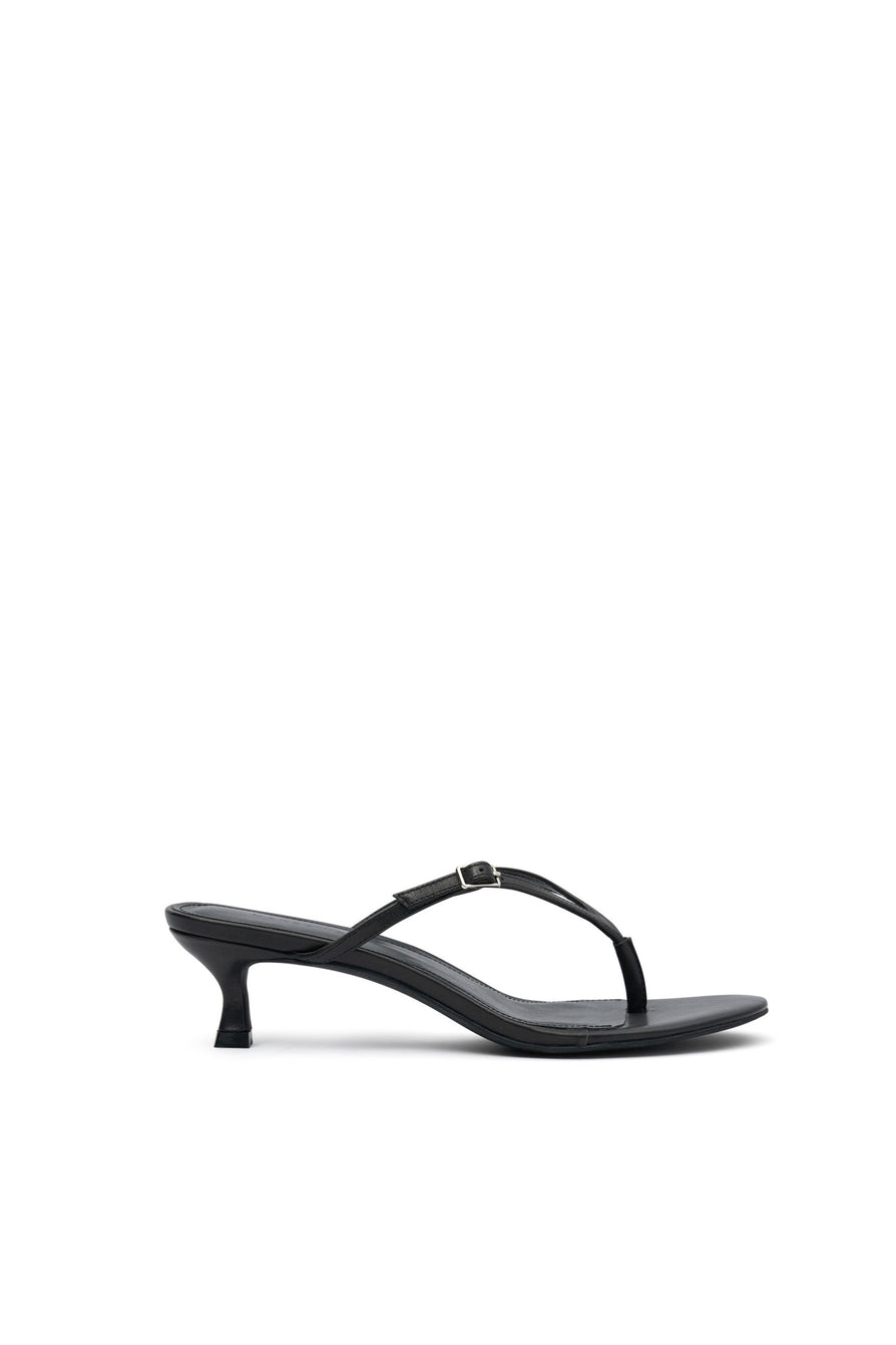 THE TAYLA BLACK HEEL |Ghost