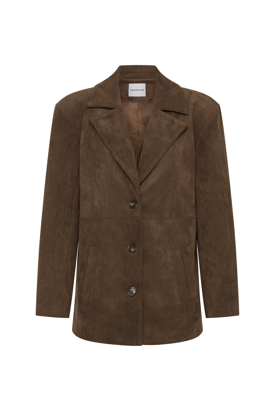  BROWN BLAZER | ghost
