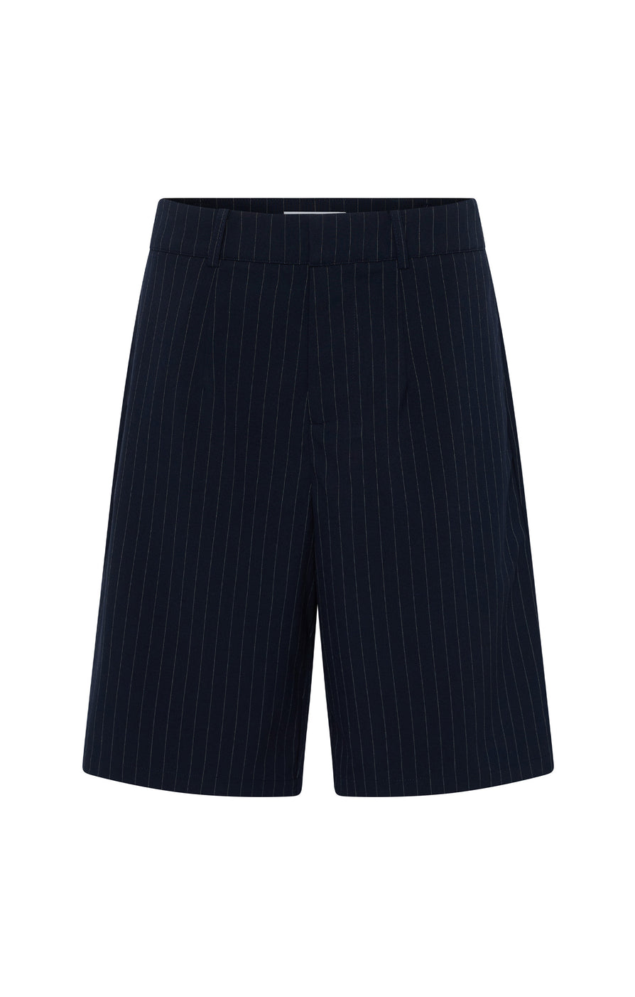 THE XANDER NAVY PINSTRIPE SHORT | Ghost