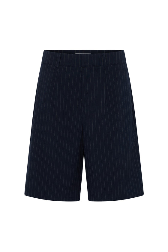 THE XANDER NAVY PINSTRIPE SHORT