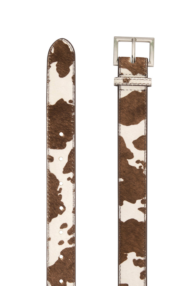 THE DUKE COW PRINT BELT 