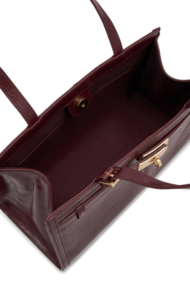 THE LUNA BURGUNDY BAG